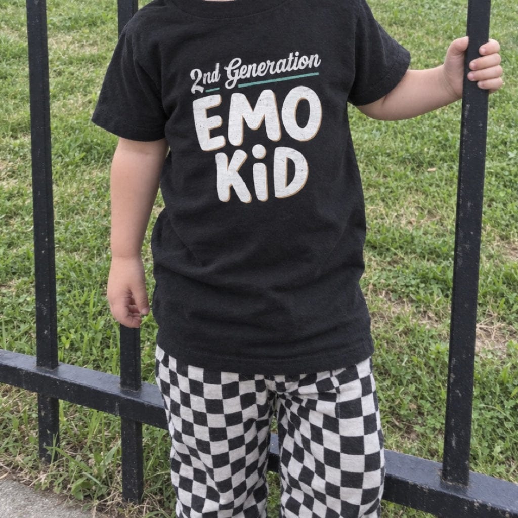 Second Generation Emo Kid - Toddler Tee UK