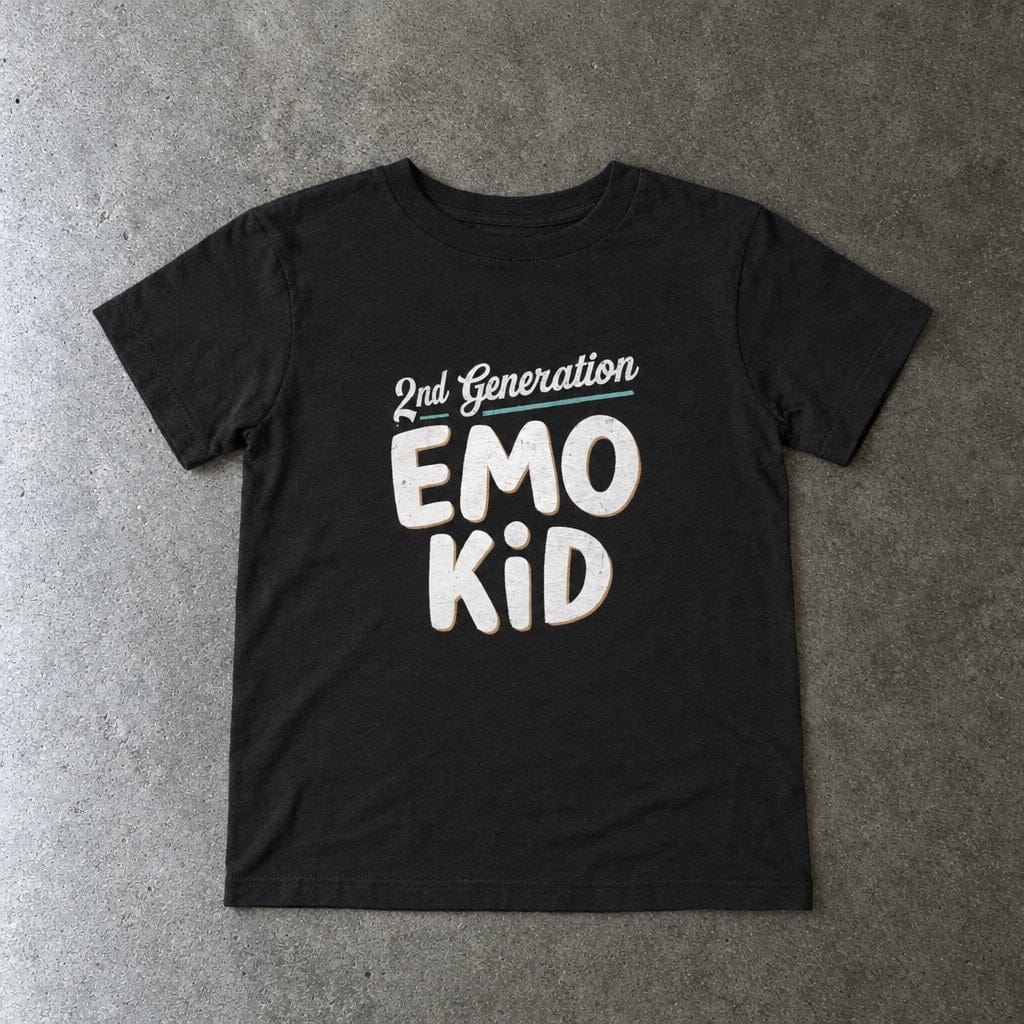 Second Generation Emo Kid - Toddler Tee UK Black / 2T