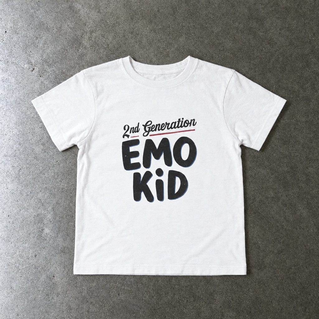 Second Generation Emo Kid - Toddler Tee UK White / 2T