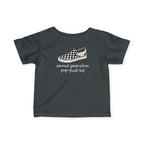 Second Generation Pop-punk Kid 2.0 Baby Tee Charcoal / 6M