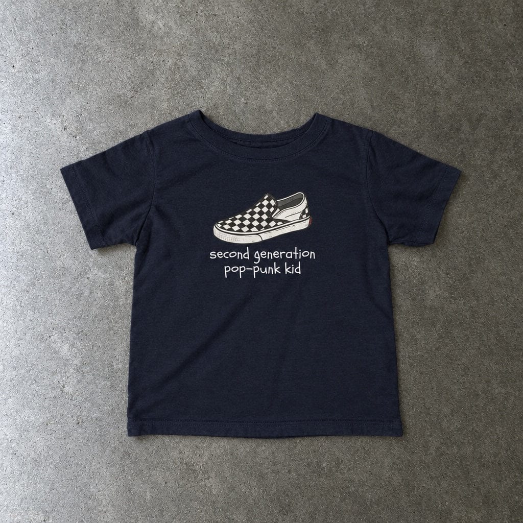 Second Generation Pop-punk Kid 2.0 Baby Tee Navy / 6M