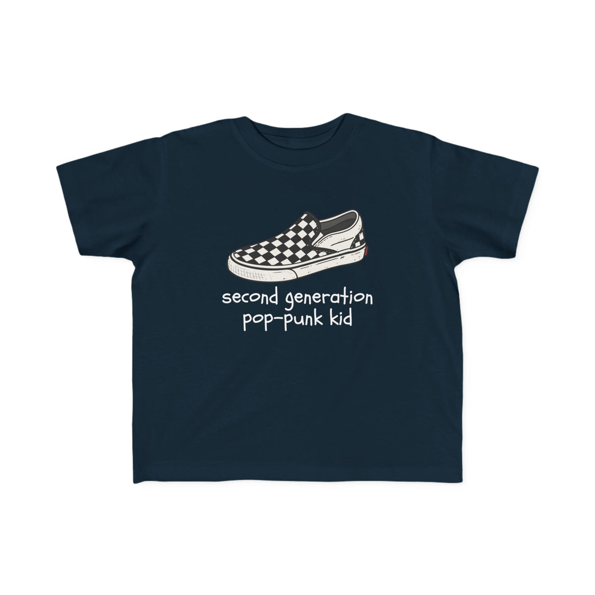 Second Generation Pop-punk Kid 2.0 Toddler Tee Navy / 2T