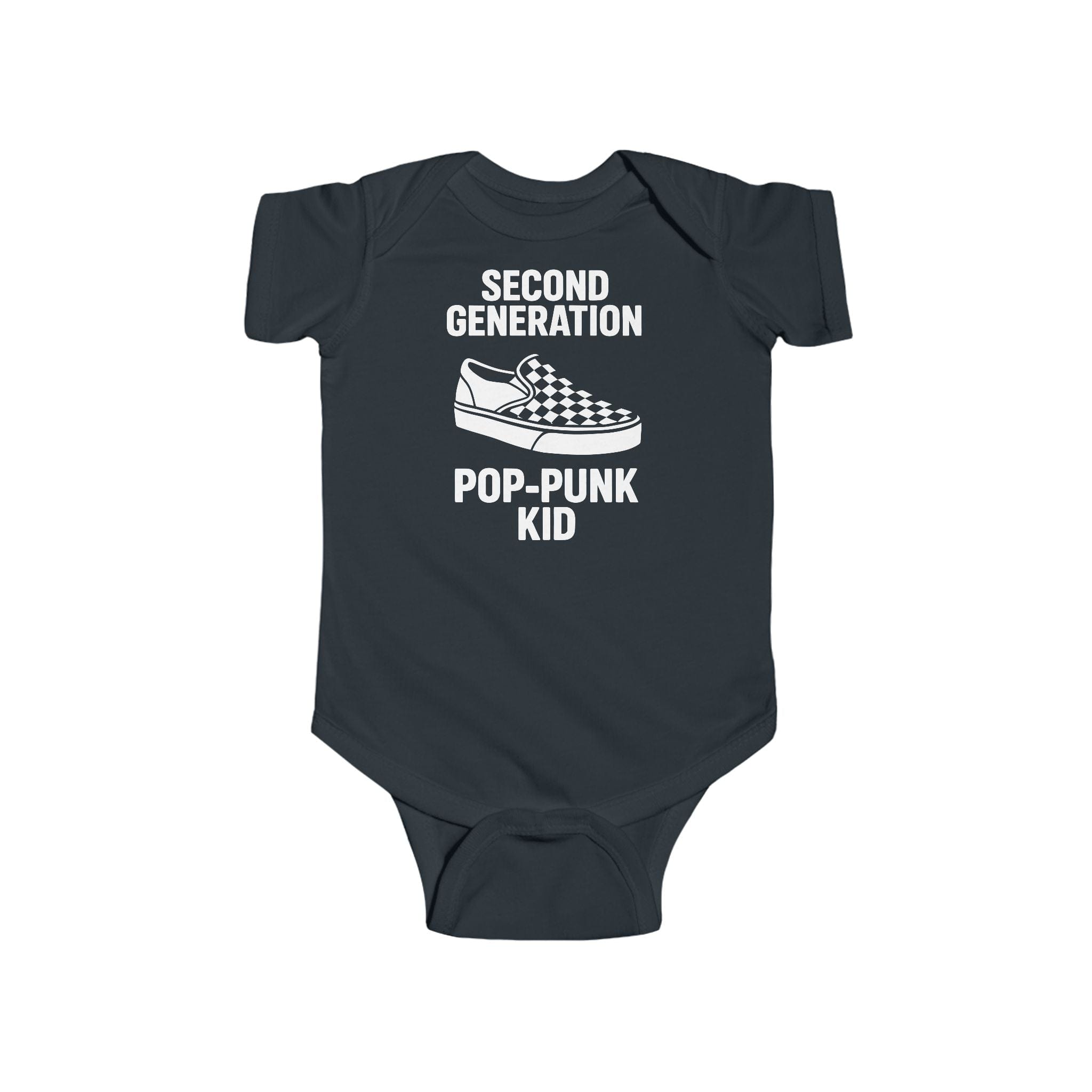 Second Generation Pop-Punk Kid - Onesie UK Black / NB (0-3M)
