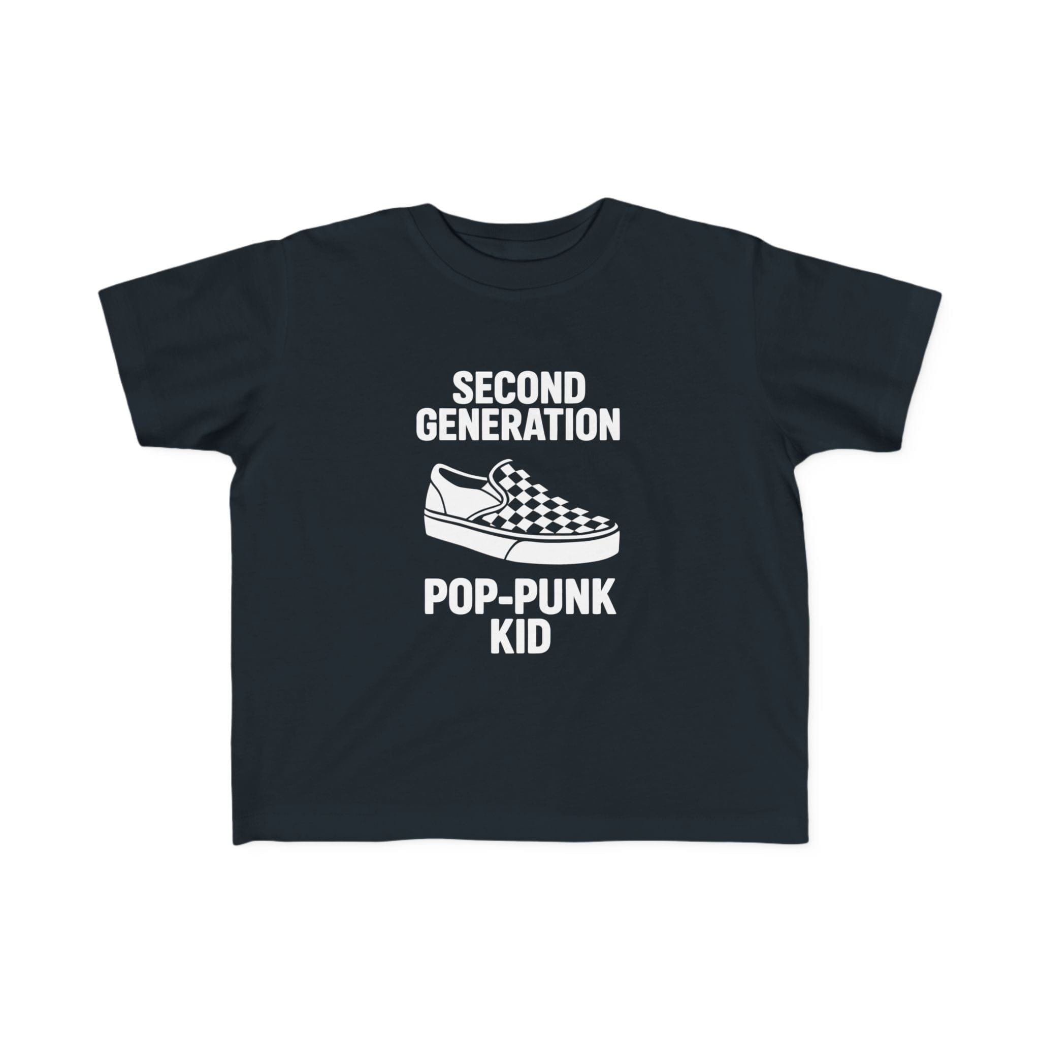 Second Generation Pop-Punk Kid - Toddler Tee UK Black / 2T