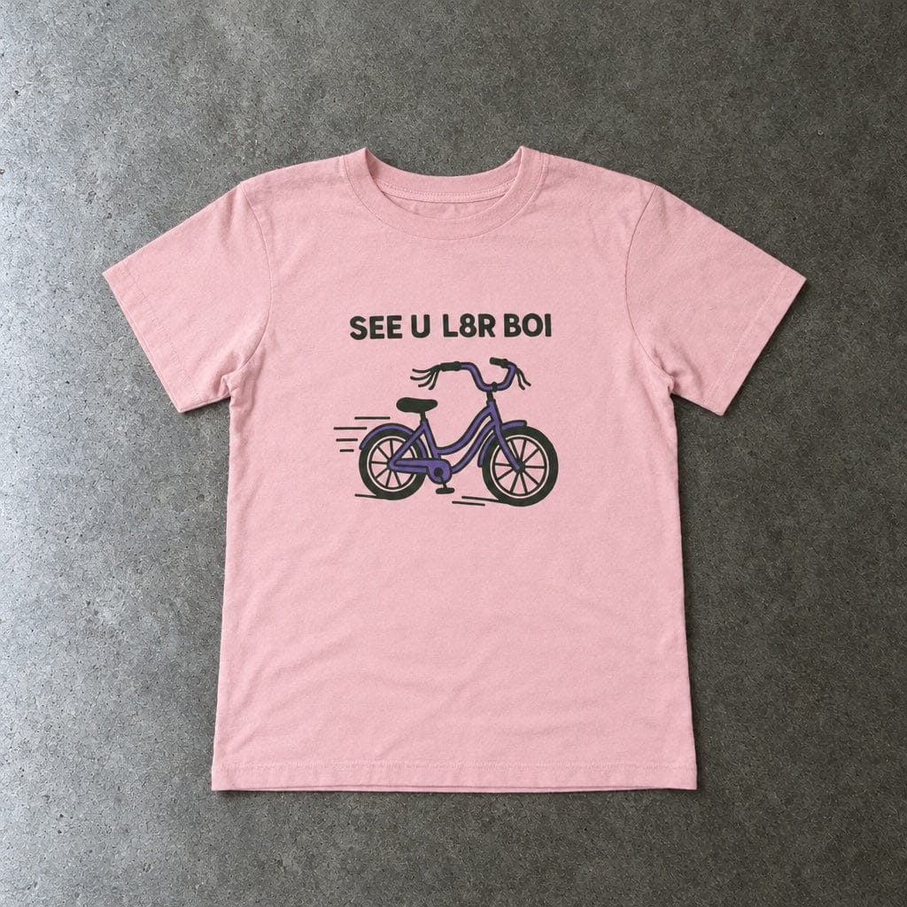 SEE U L8R BOI - Toddler Tee UK Pink / 2T