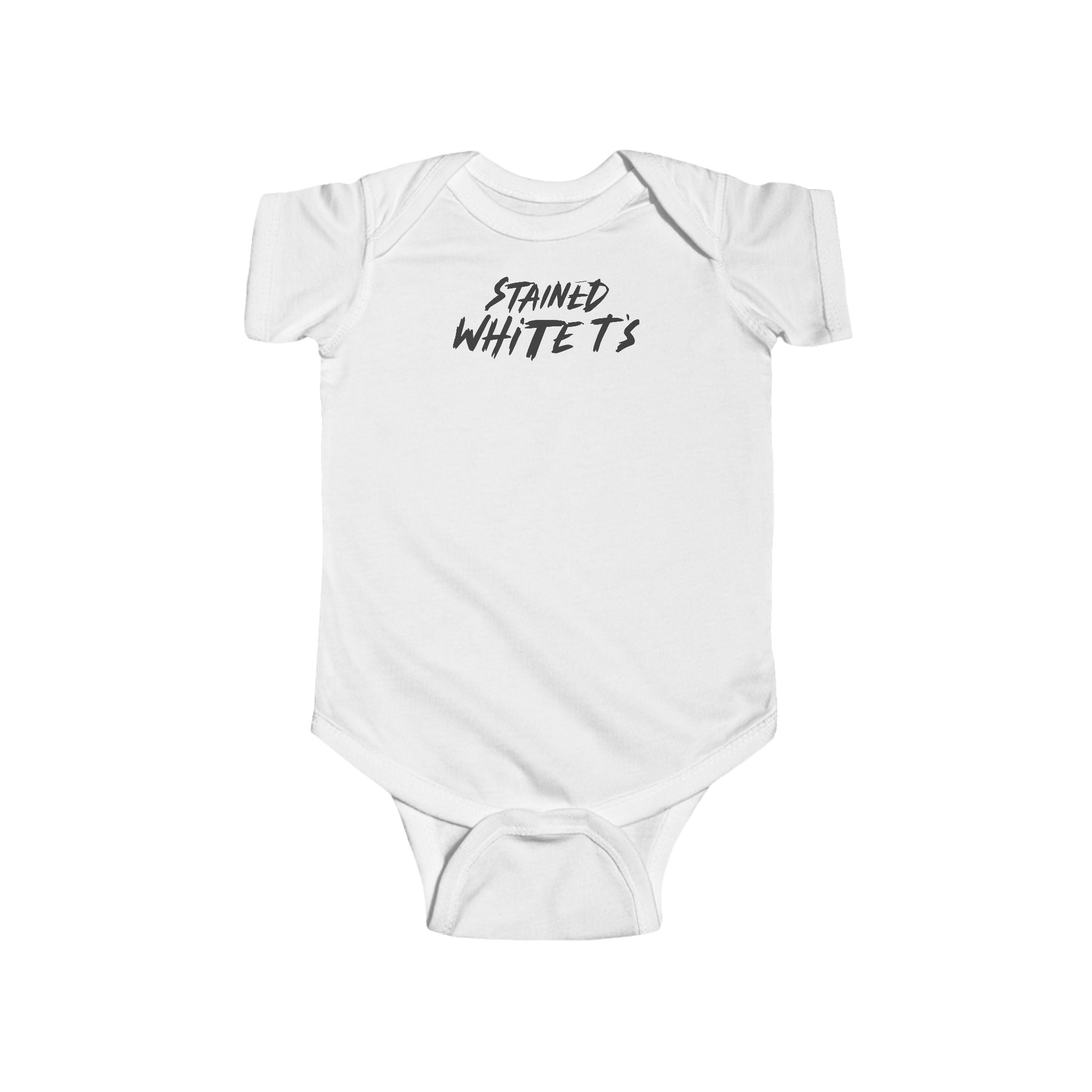 Stained White T's - Onesie UK White / NB (0-3M)