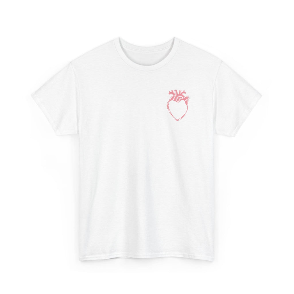 Still Emo Anatomical Heart Color Tee S / White