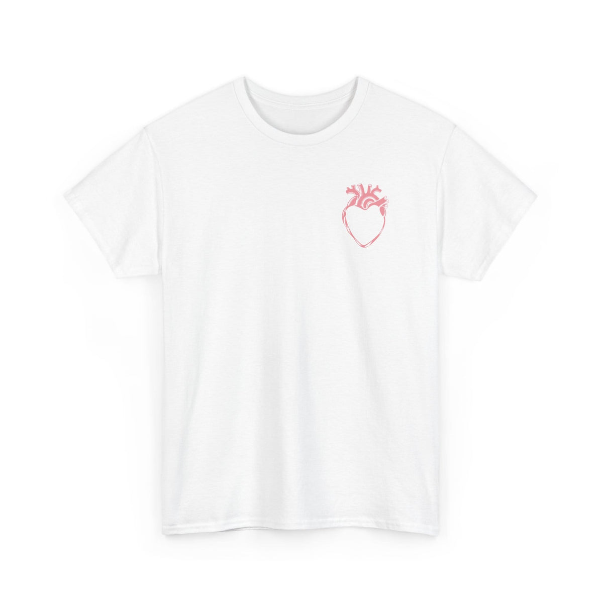 Still Emo Anatomical Heart Color Tee S / White