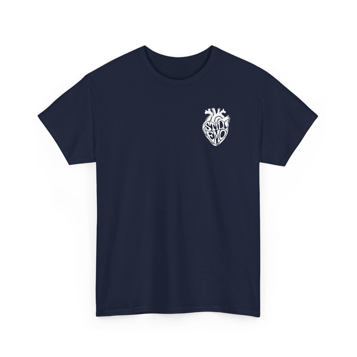 Still Emo Anatomical Heart Tee S / Navy