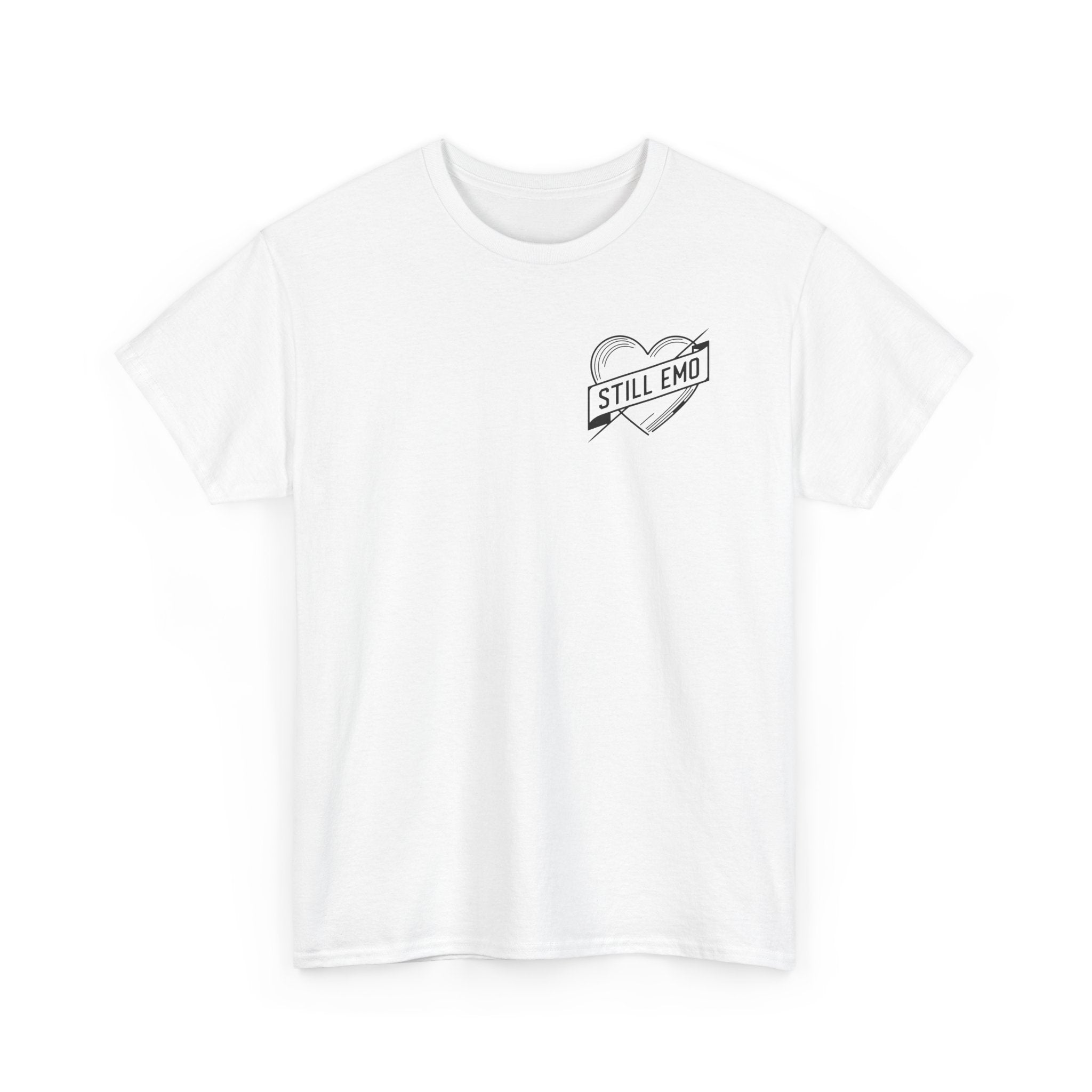 Still Emo Badge Tee White / S