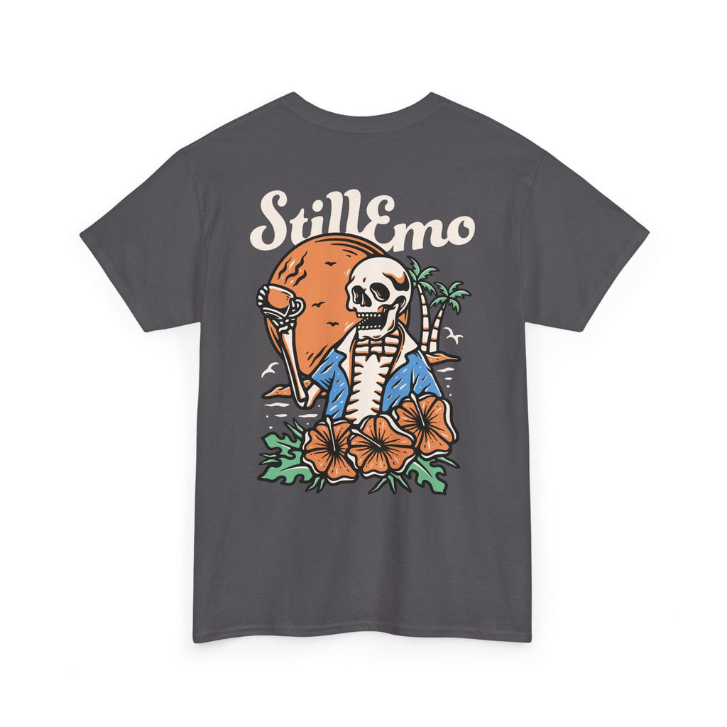 Still Emo Beach Club Tee Charcoal / S