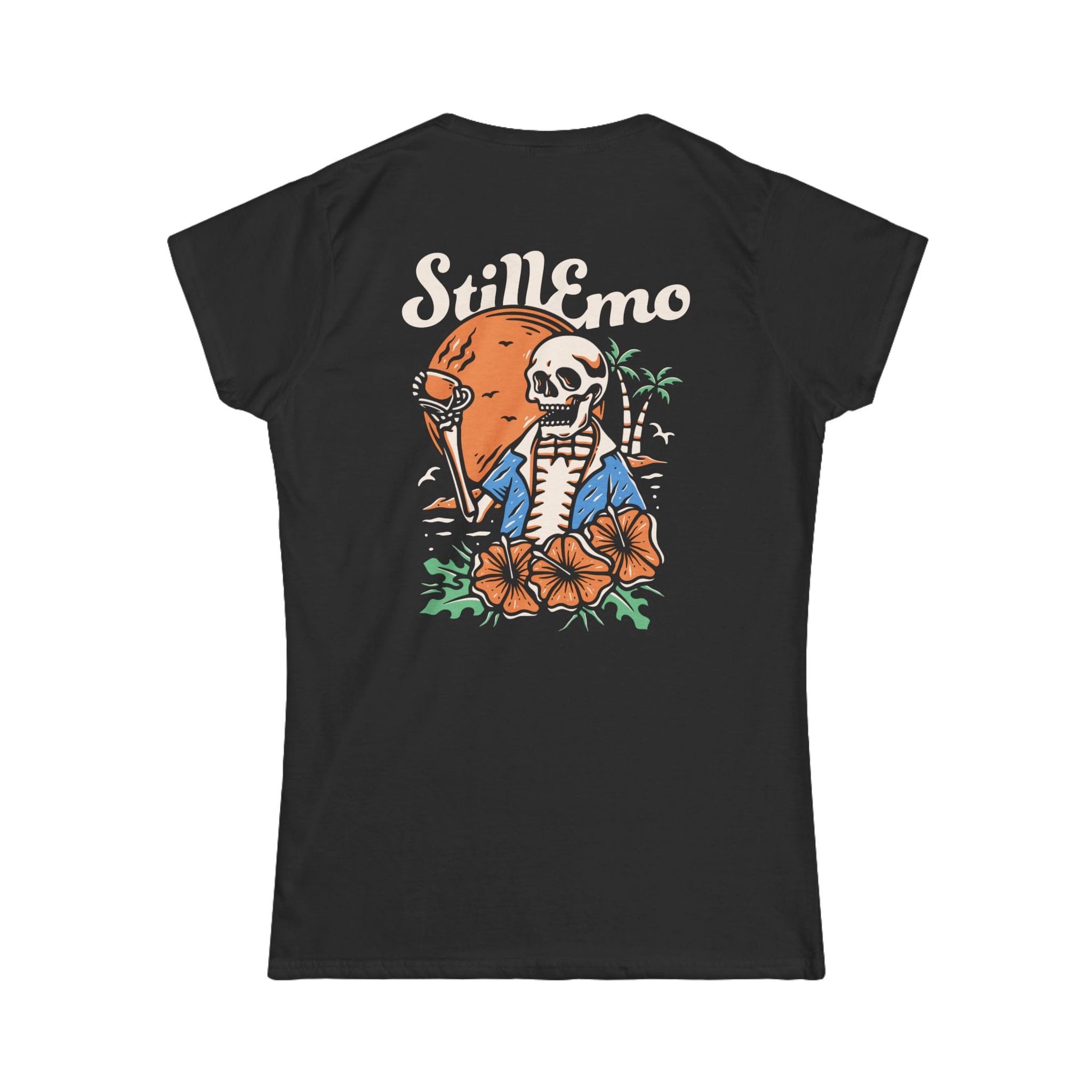 Still Emo Beach Club - Women's Tee S / Black