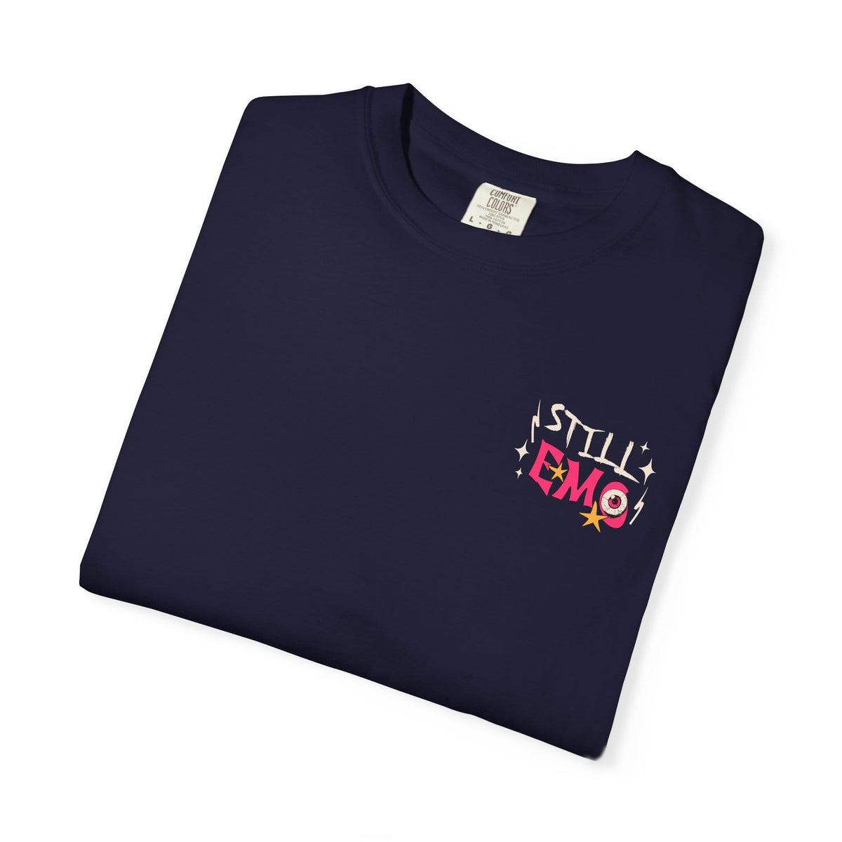 Still Emo Eyeball Tee on Comfort Colors