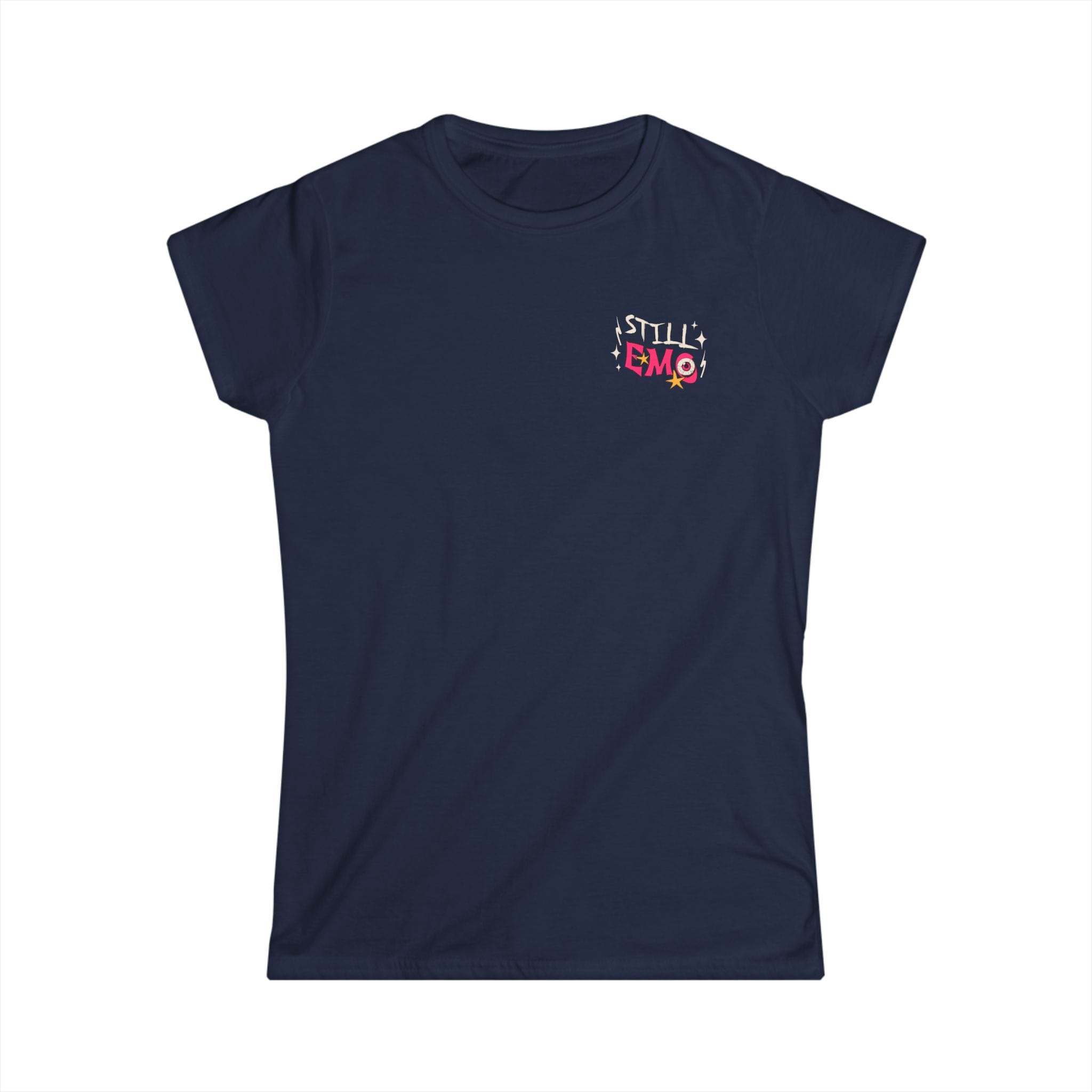 Still Emo Eyeball - Women's Tee S / Navy