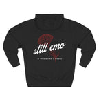 Still Emo Flower Hoodie XS / Black