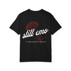 Still Emo Flower Tee on Comfort Colors