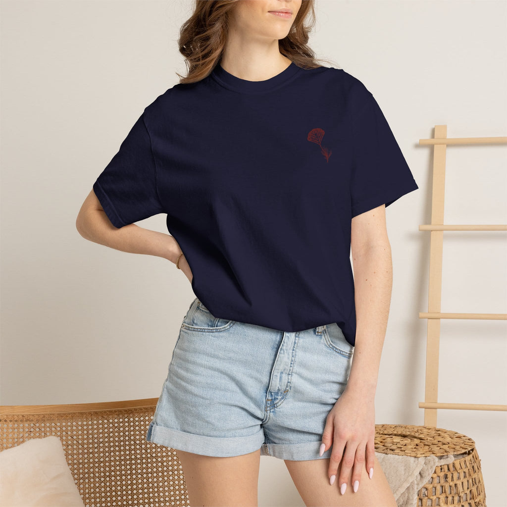 Still Emo Flower Tee on Comfort Colors