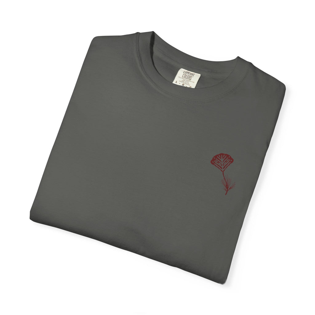 Still Emo Flower Tee on Comfort Colors