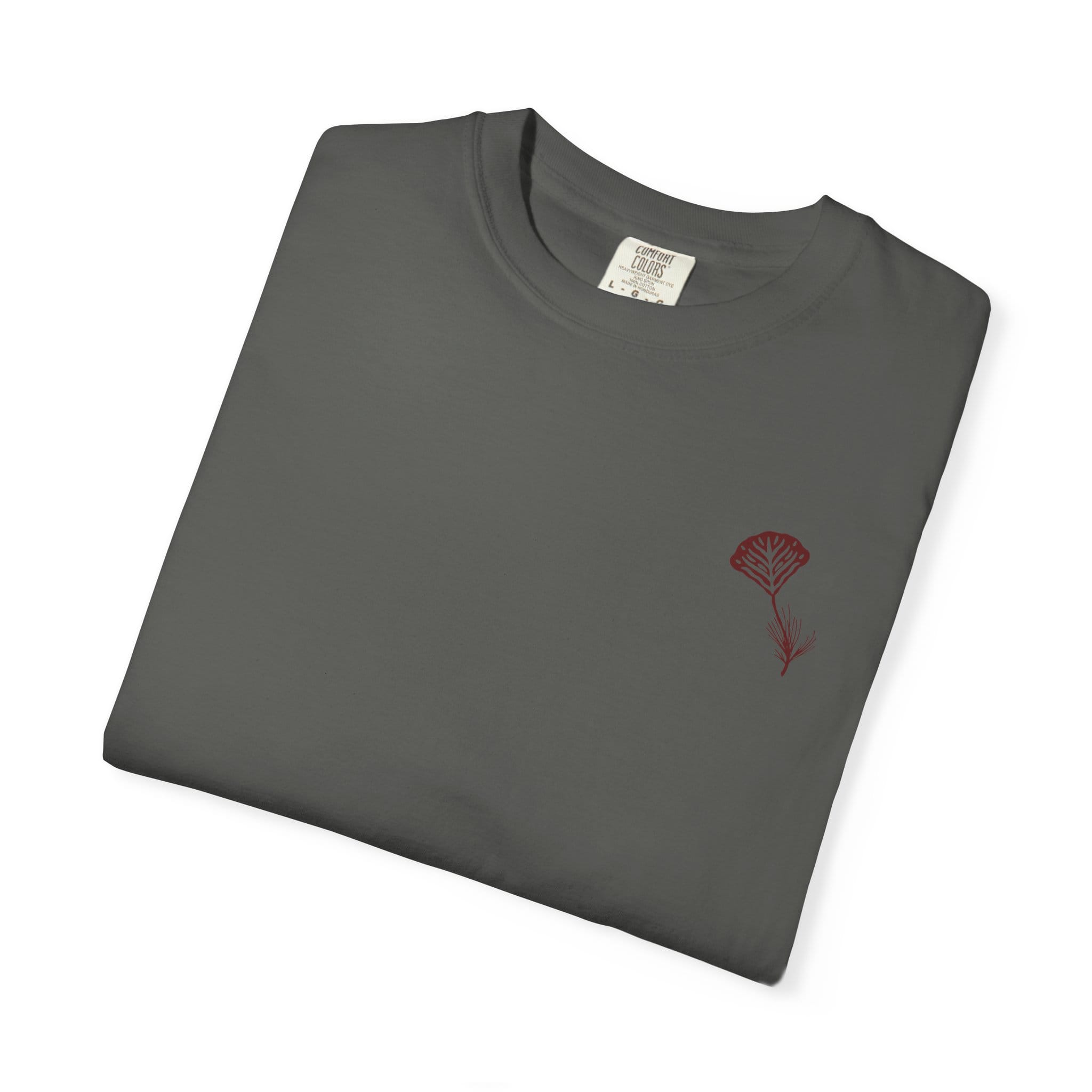 Still Emo Flower Tee on Comfort Colors