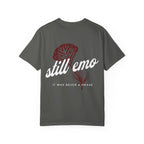 Still Emo Flower Tee on Comfort Colors