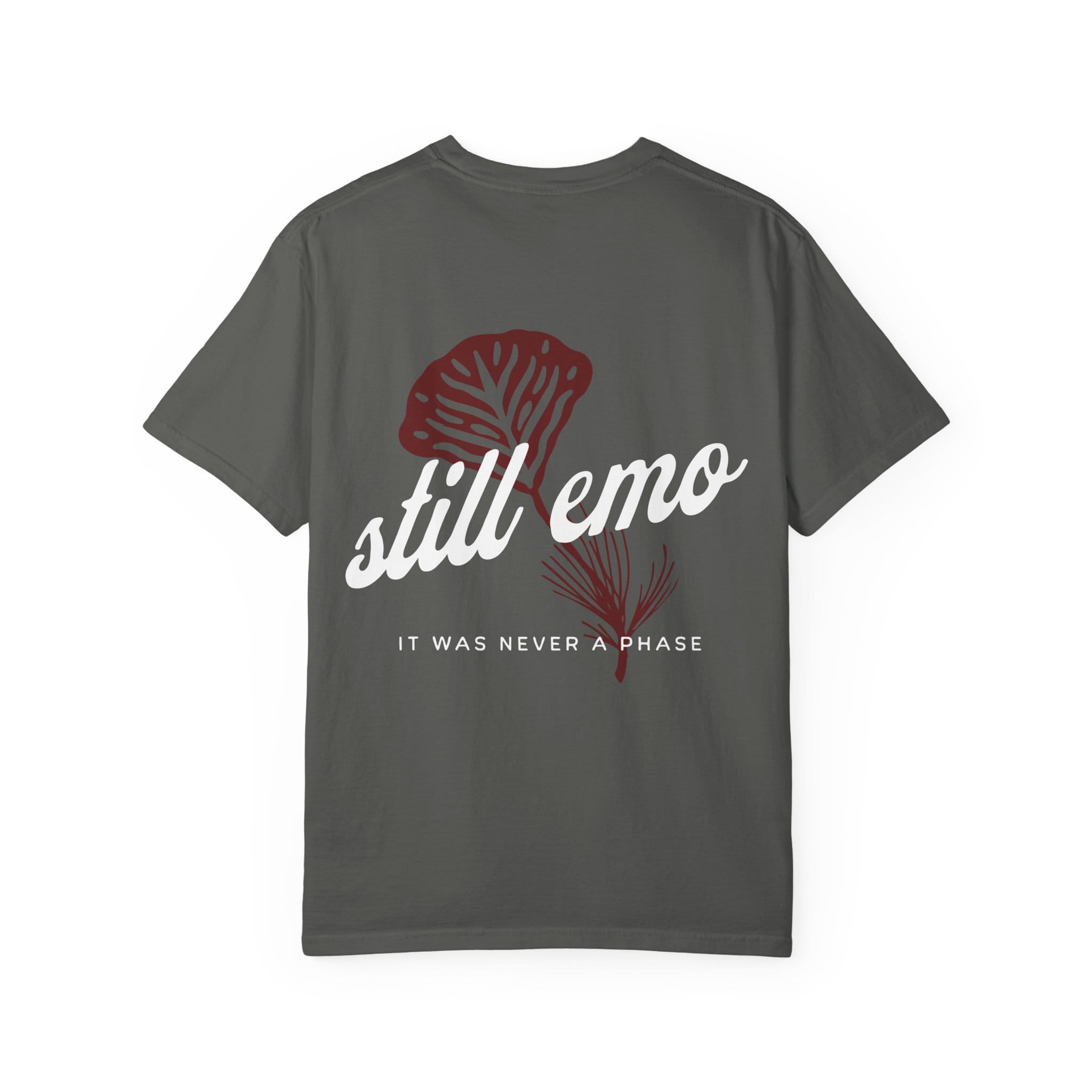 Still Emo Flower Tee on Comfort Colors