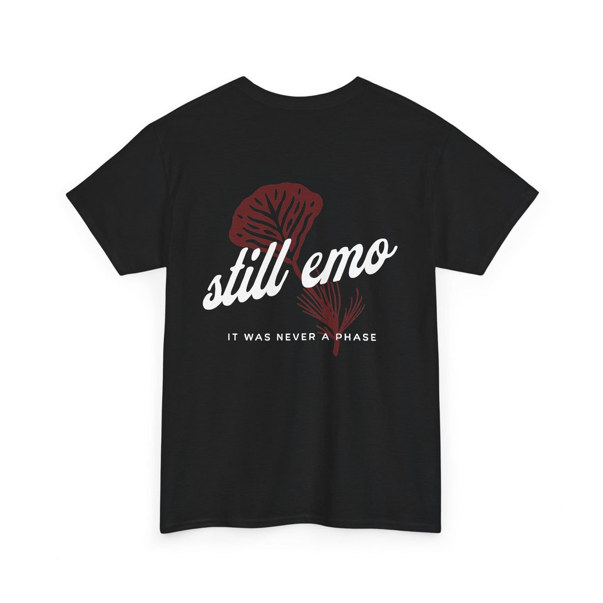 Still Emo Flower Tee S / Black
