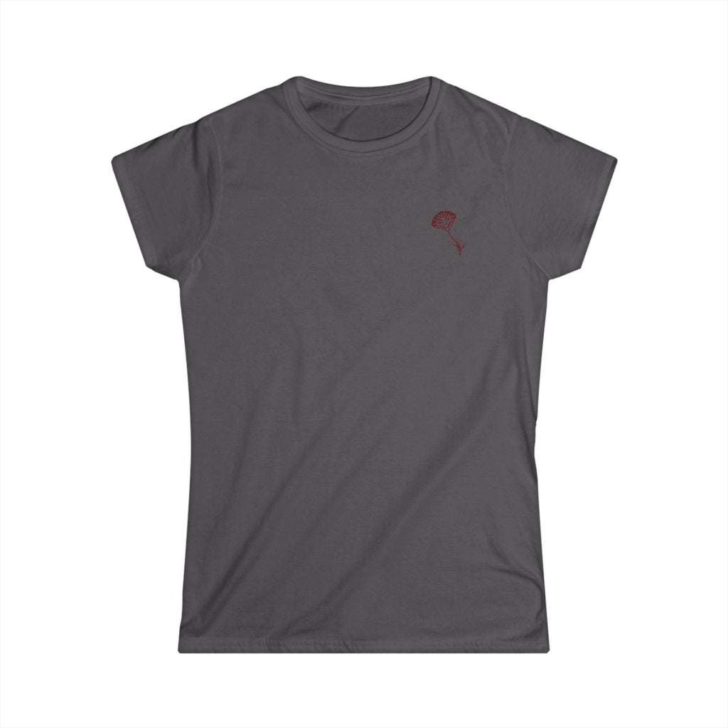 Still Emo Flower - Women's Tee S / Charcoal