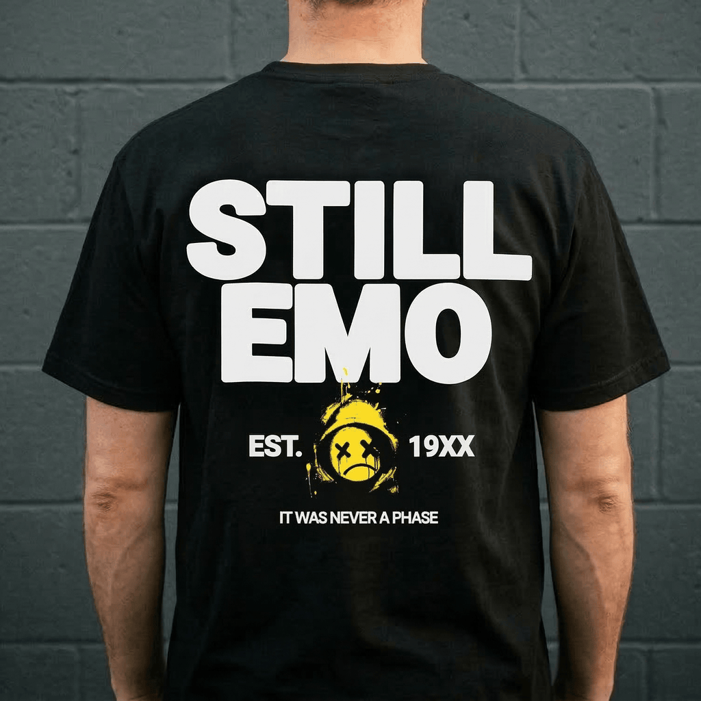 Still Emo Never A Phase Tee on Comfort Colors