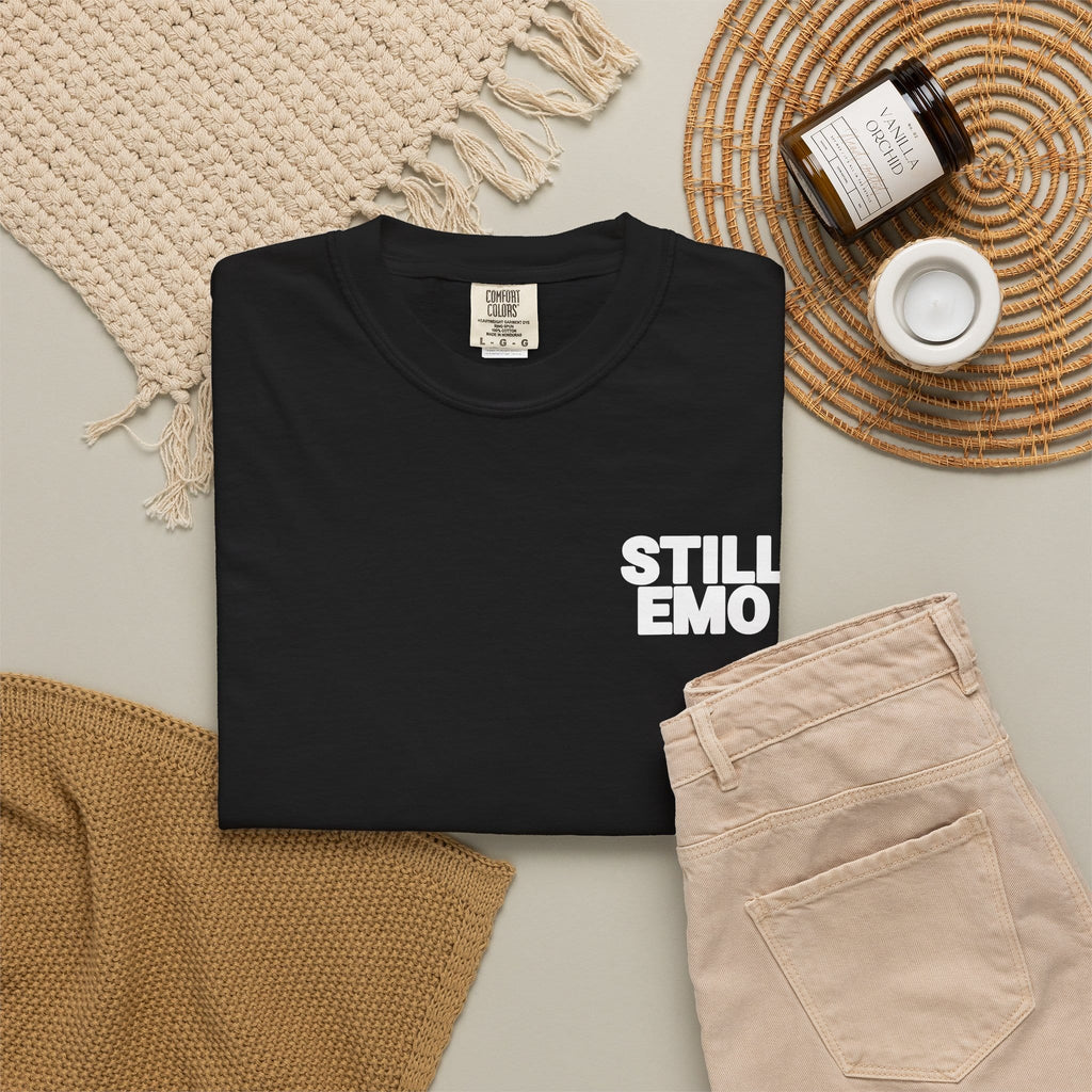 Still Emo Never A Phase Tee on Comfort Colors