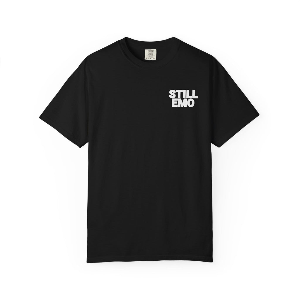 Still Emo Never A Phase Tee on Comfort Colors Black / S