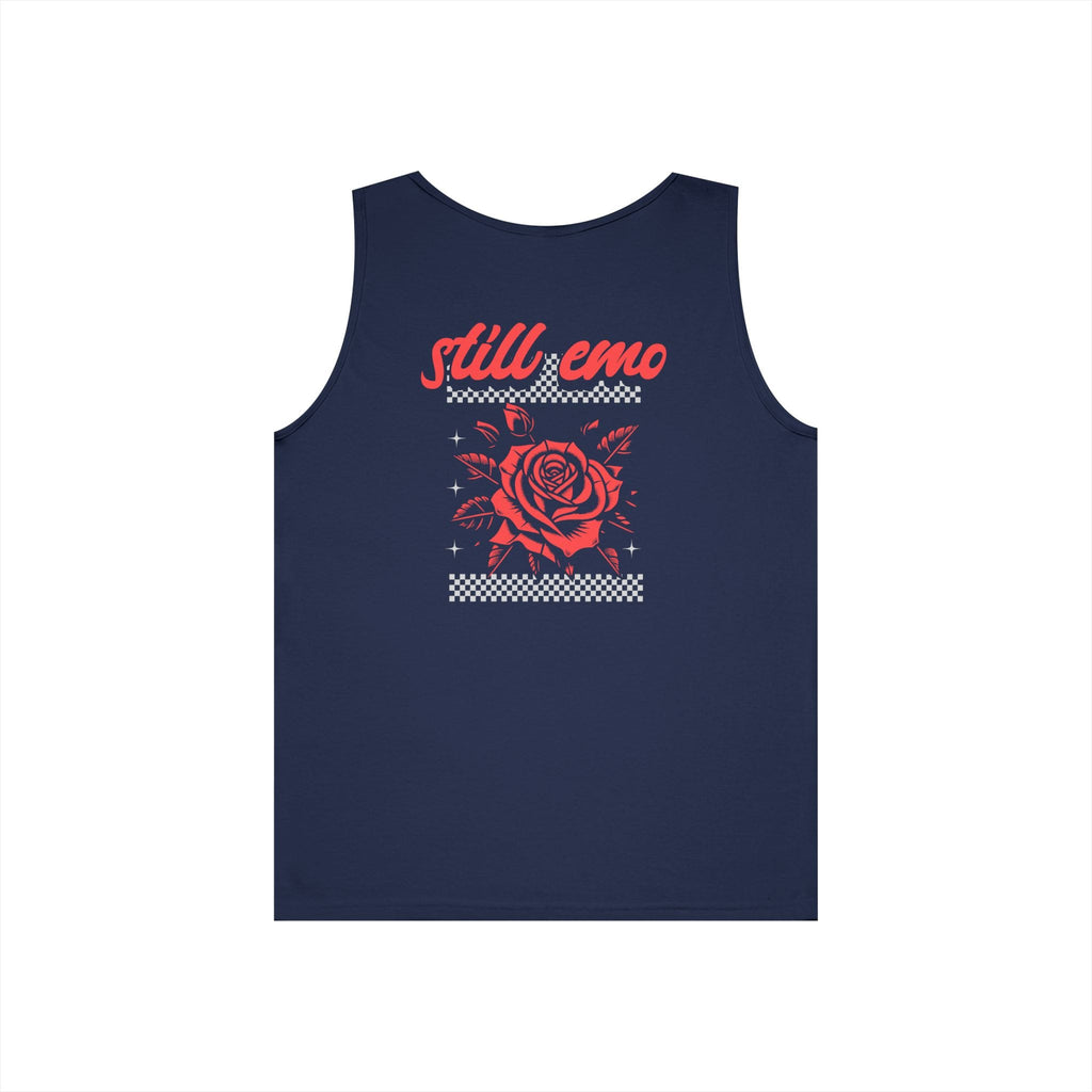 Still Emo Rose Tank S / Navy