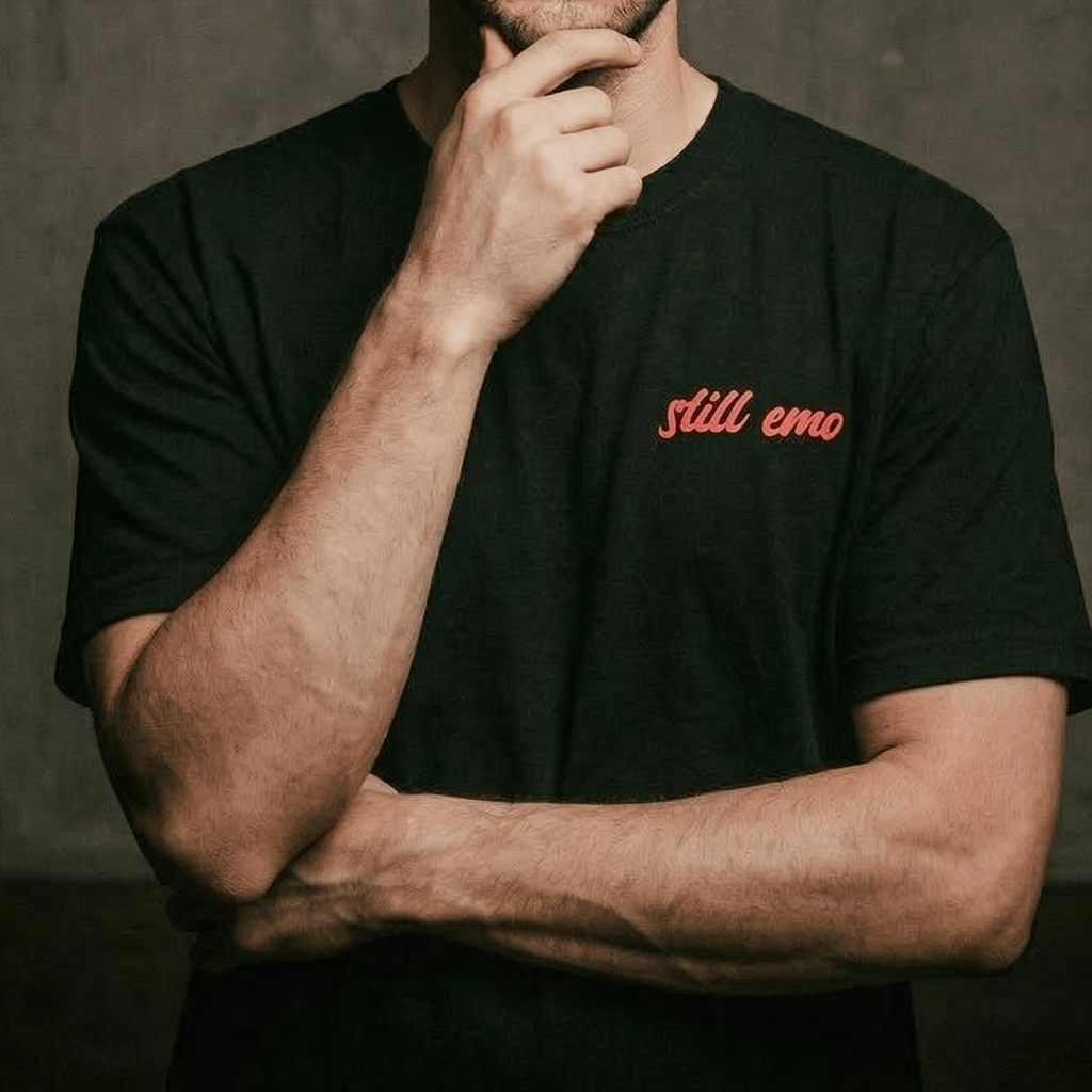 Still Emo Rose Tee on Comfort Colors