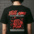 Still Emo Rose Tee on Comfort Colors