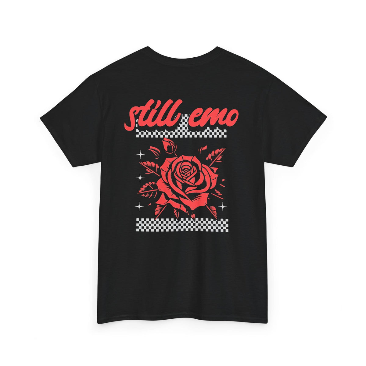 Still Emo Rose Tee S / Black