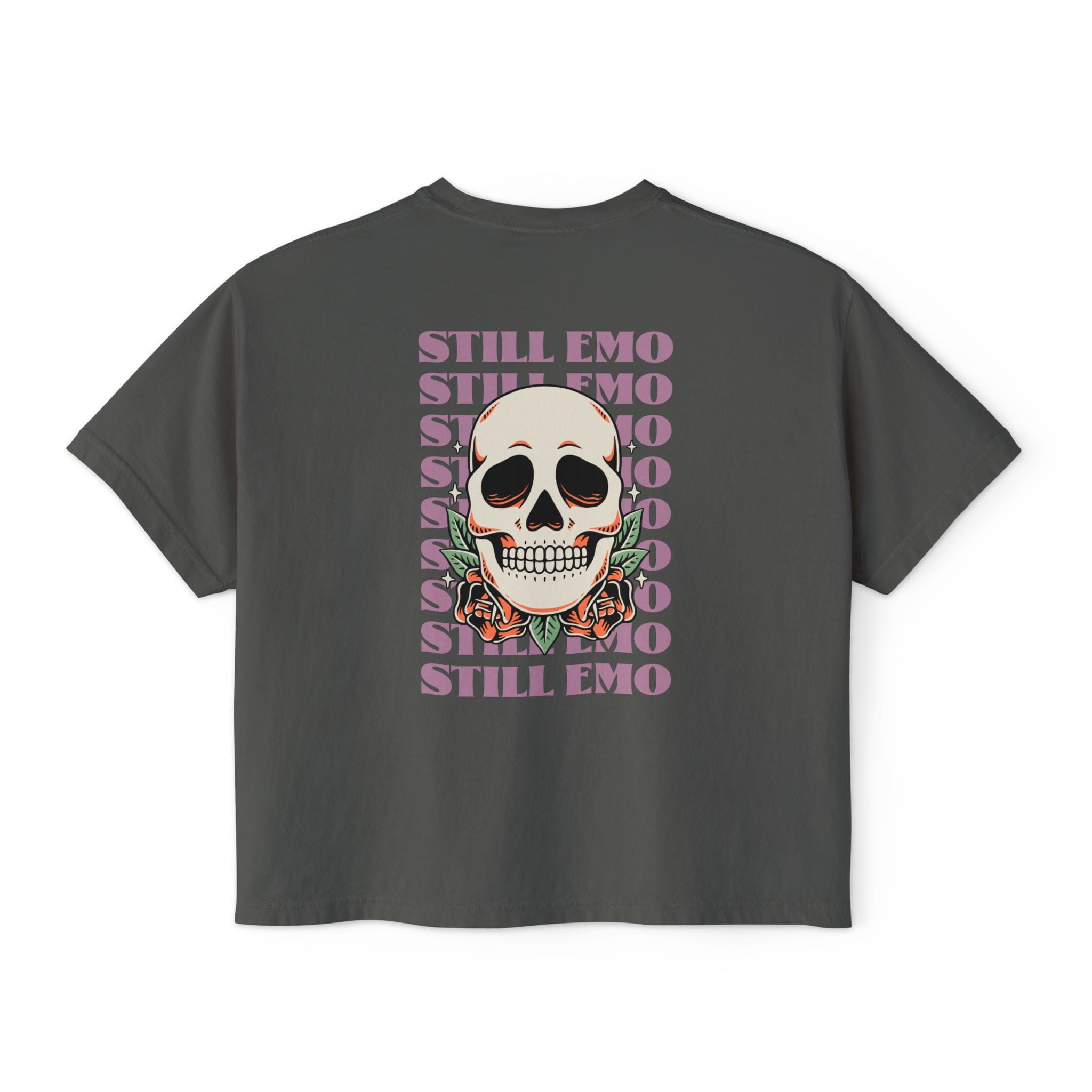 Still Emo Skull Crop Pepper / S