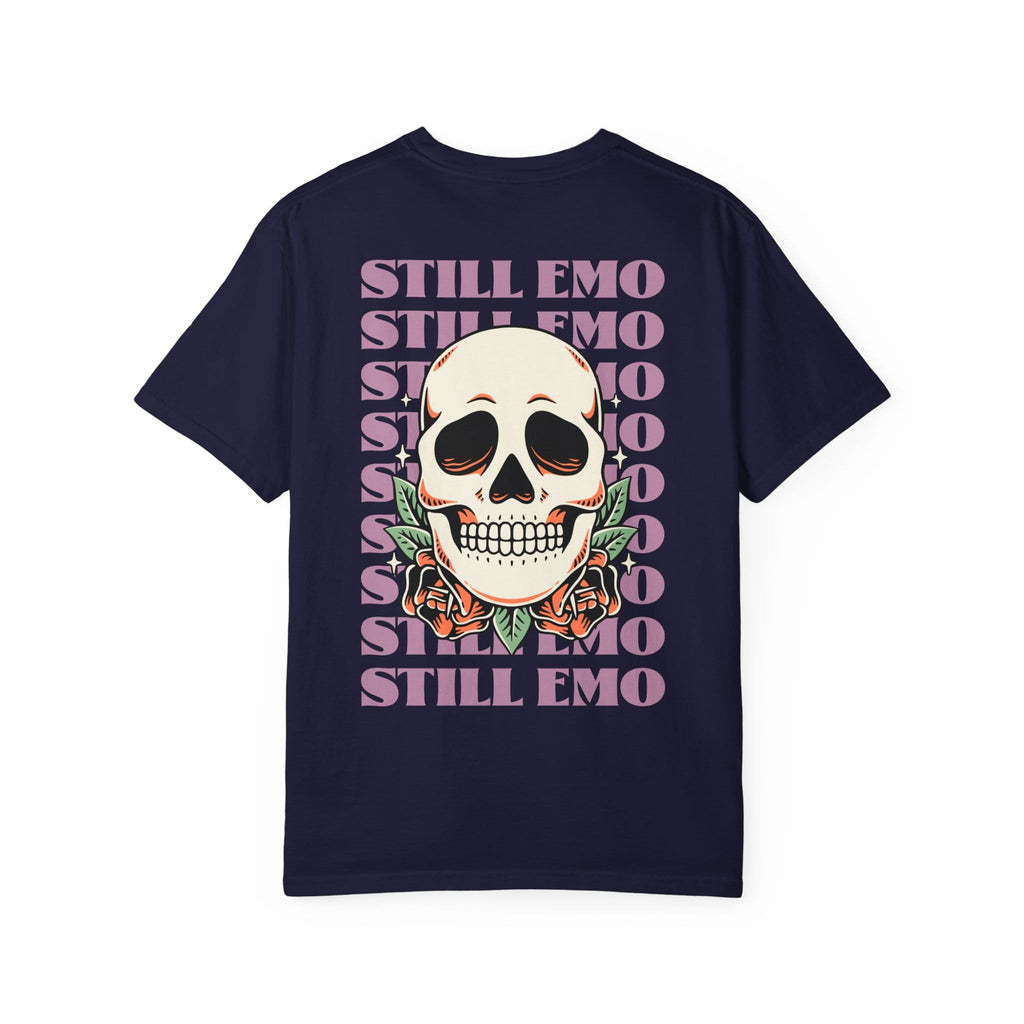 Still Emo Skull Tee on Comfort Colors