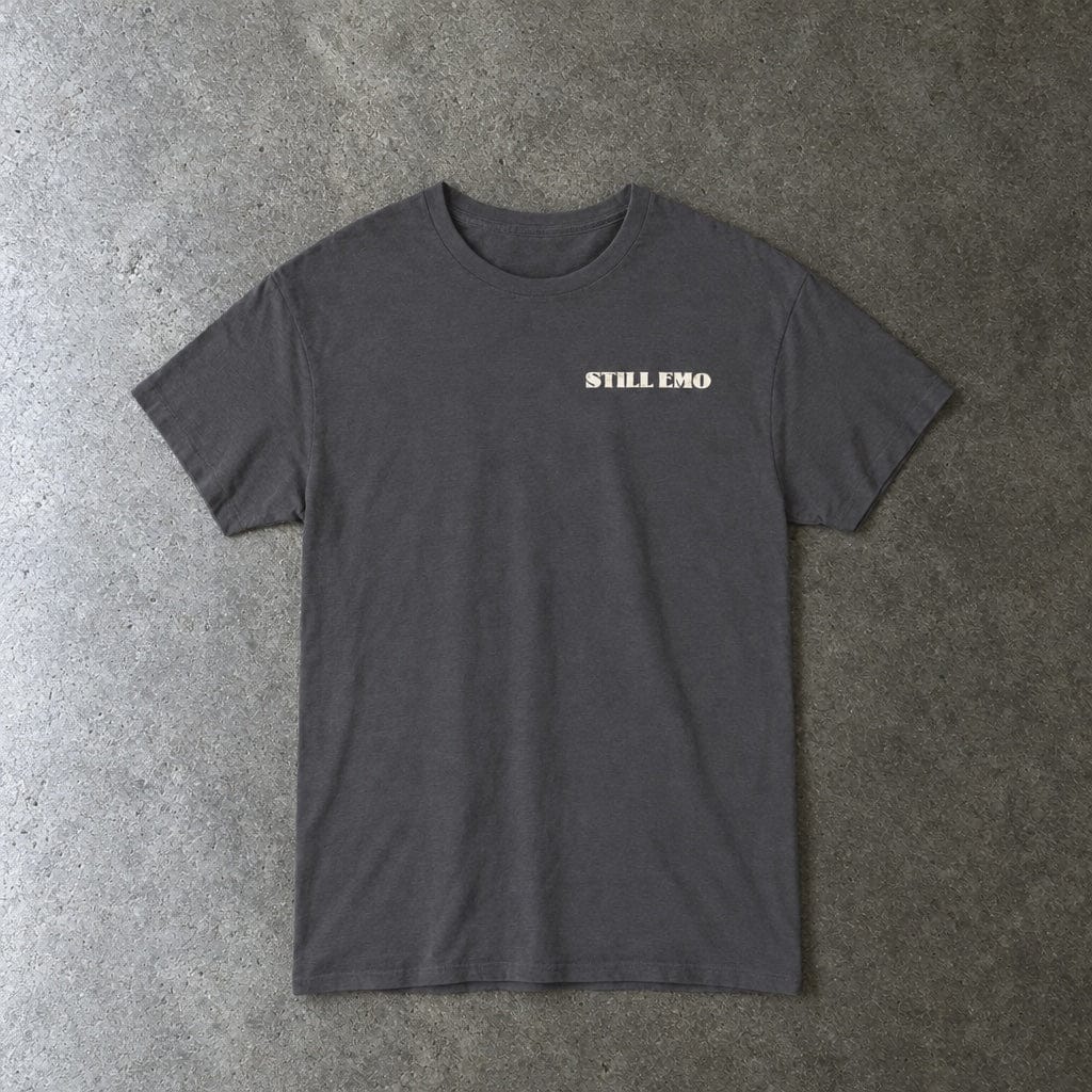 Still Emo Skull Tee S / Charcoal