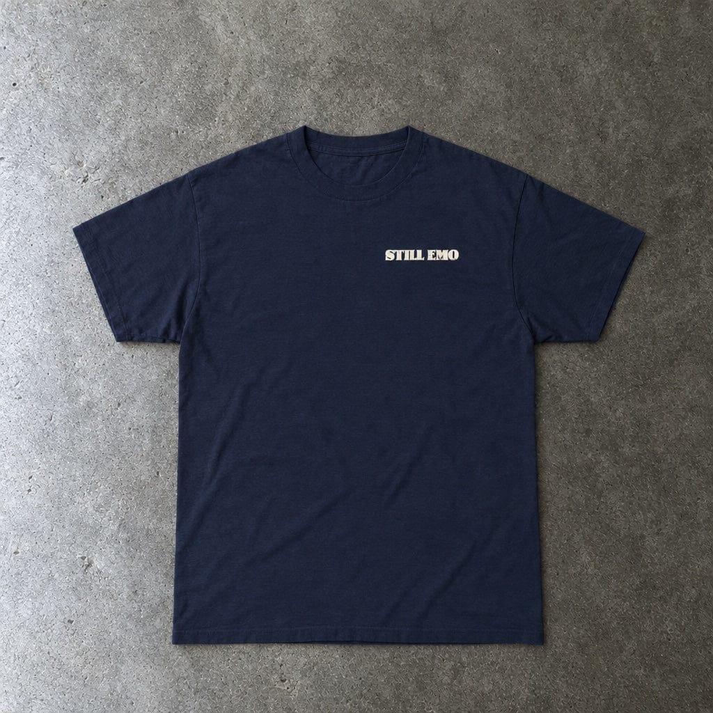 Still Emo Skull Tee S / Navy