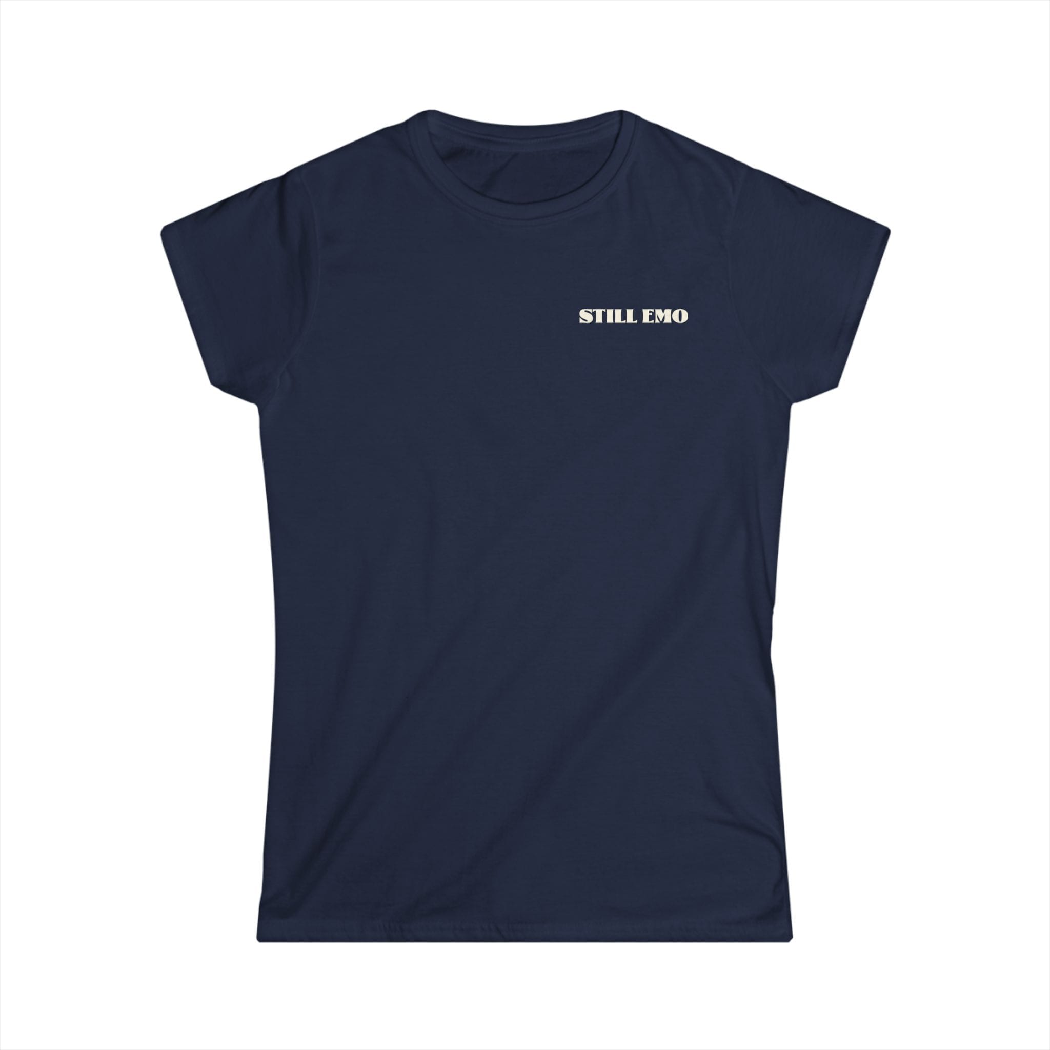 Still Emo Skull - Women's Tee S / Navy