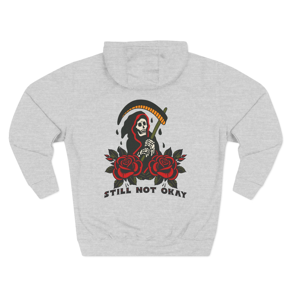 Still Not Okay Hoodie XS / Heather Grey