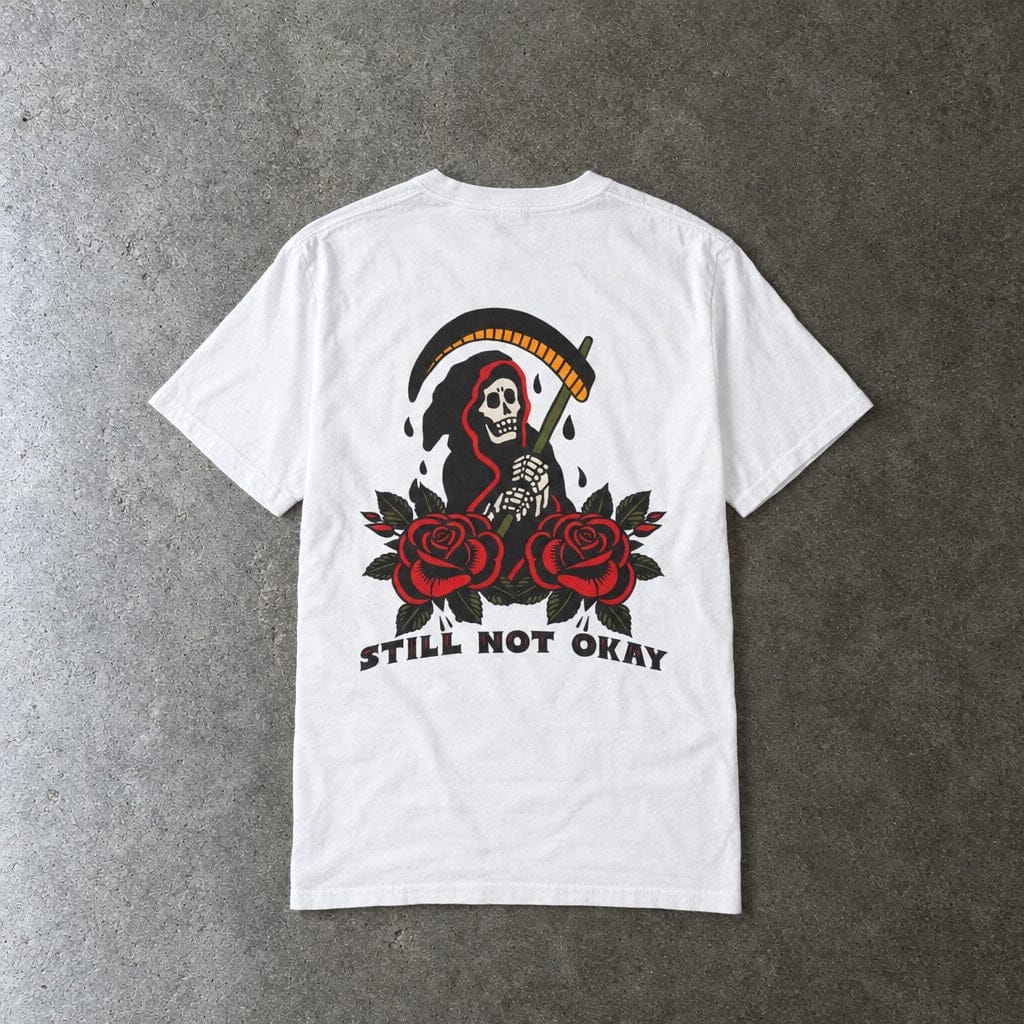 Still Not Okay Tee on Comfort Colors White / M