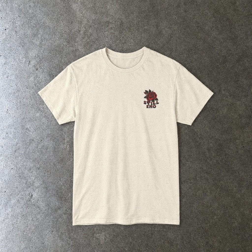 Still Not Okay Tee in natural, laid flat