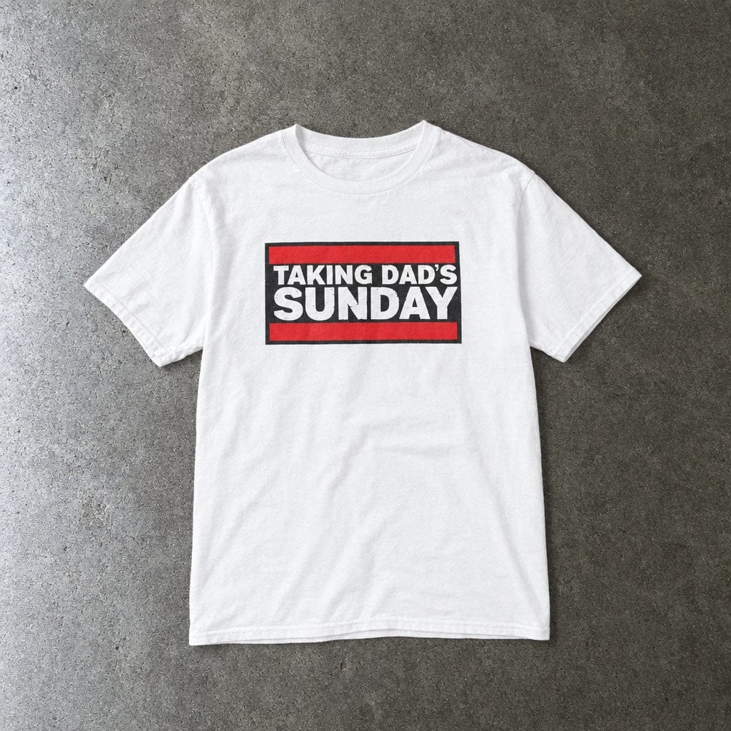 Taking Dad's Sunday - Youth Tee UK XS / White