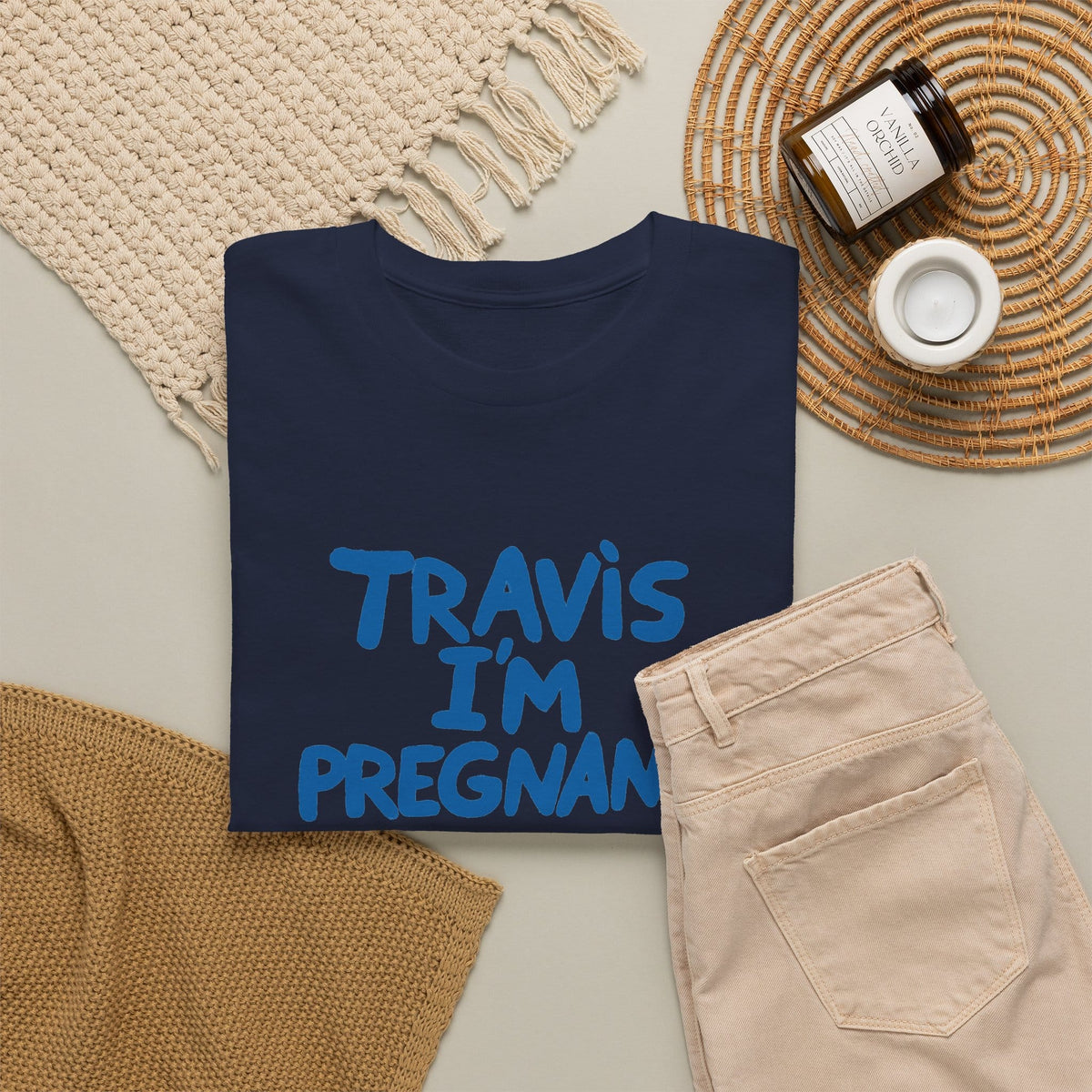 Travis I'm Pregnant Tee