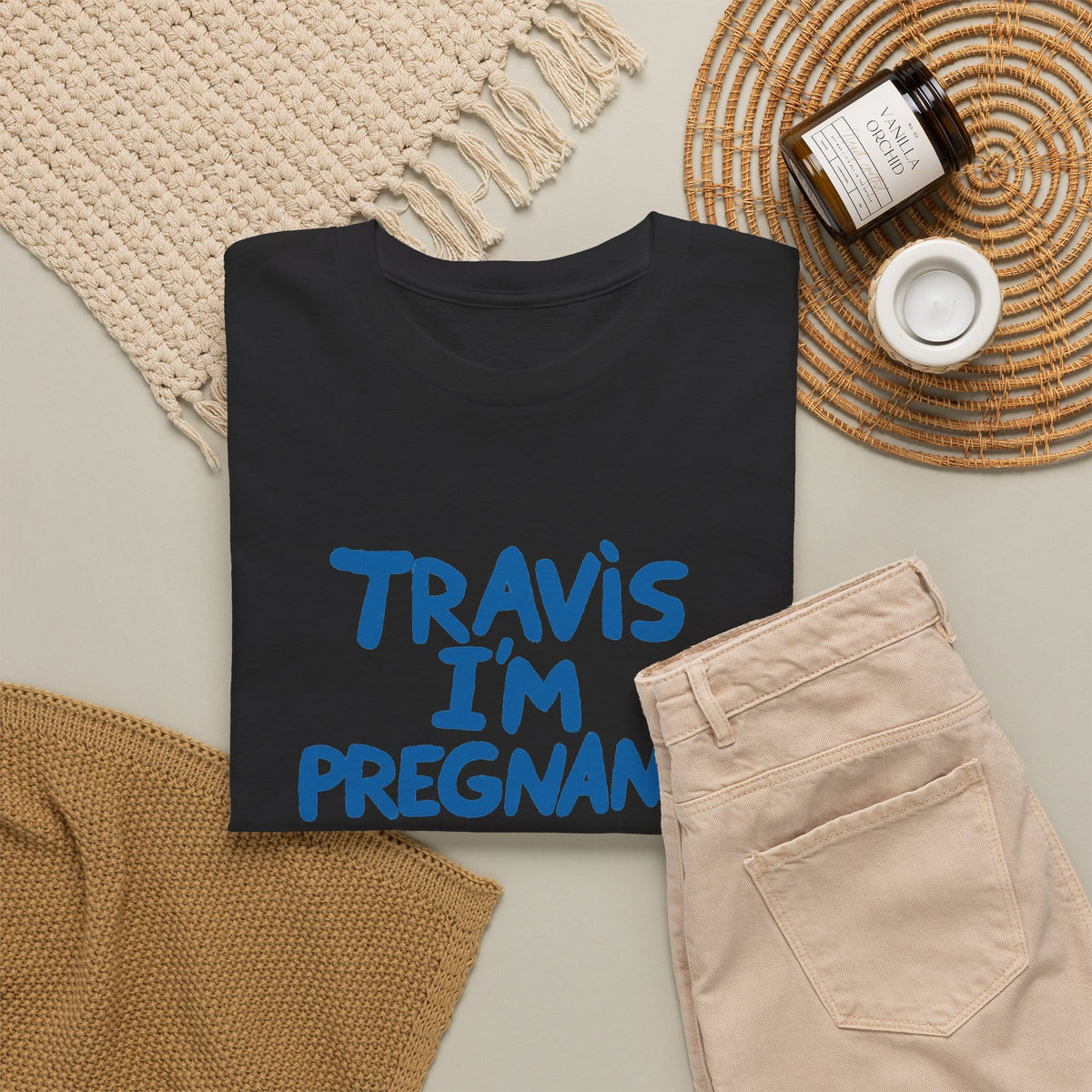 Travis I'm Pregnant Tee
