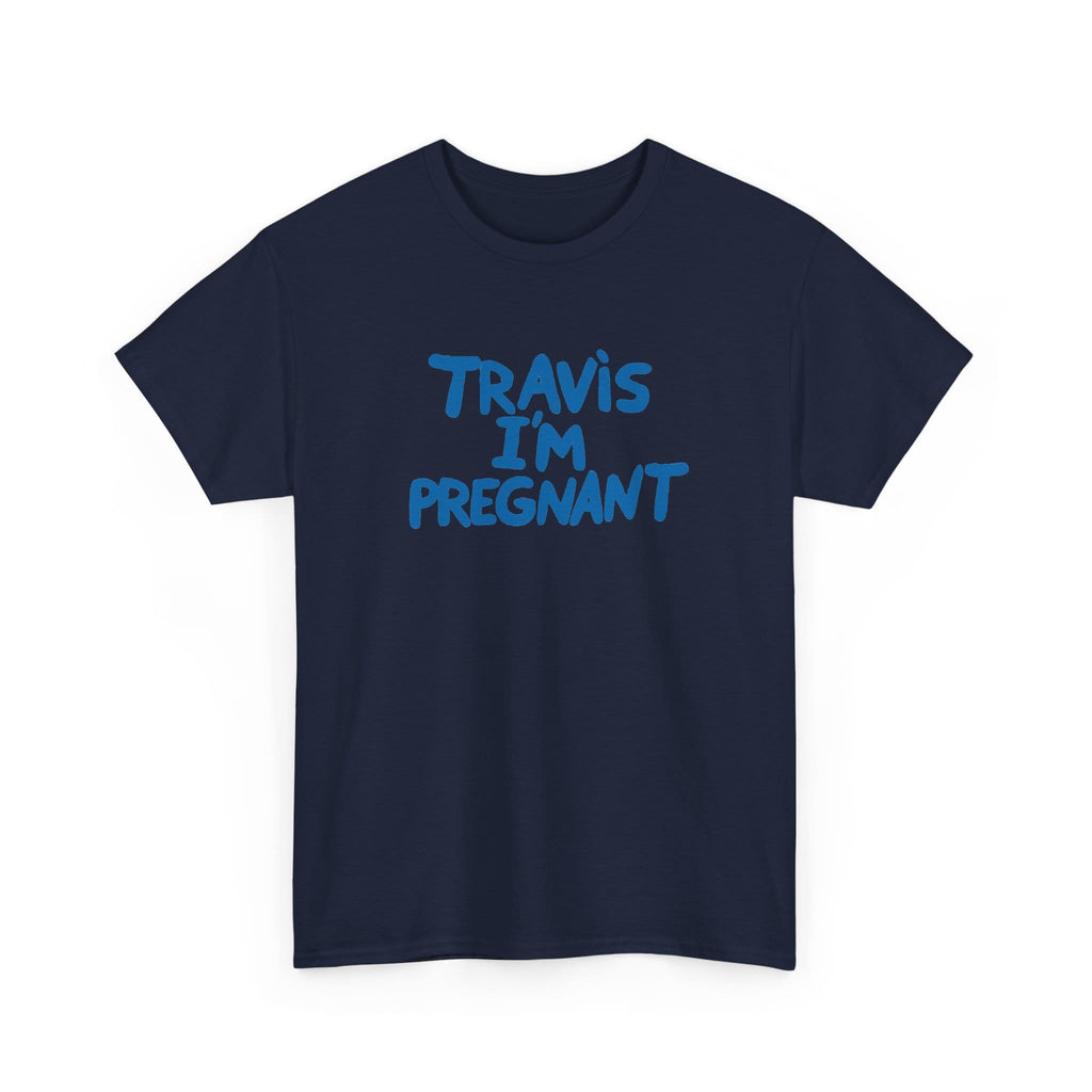 Travis I'm Pregnant Tee S / Navy