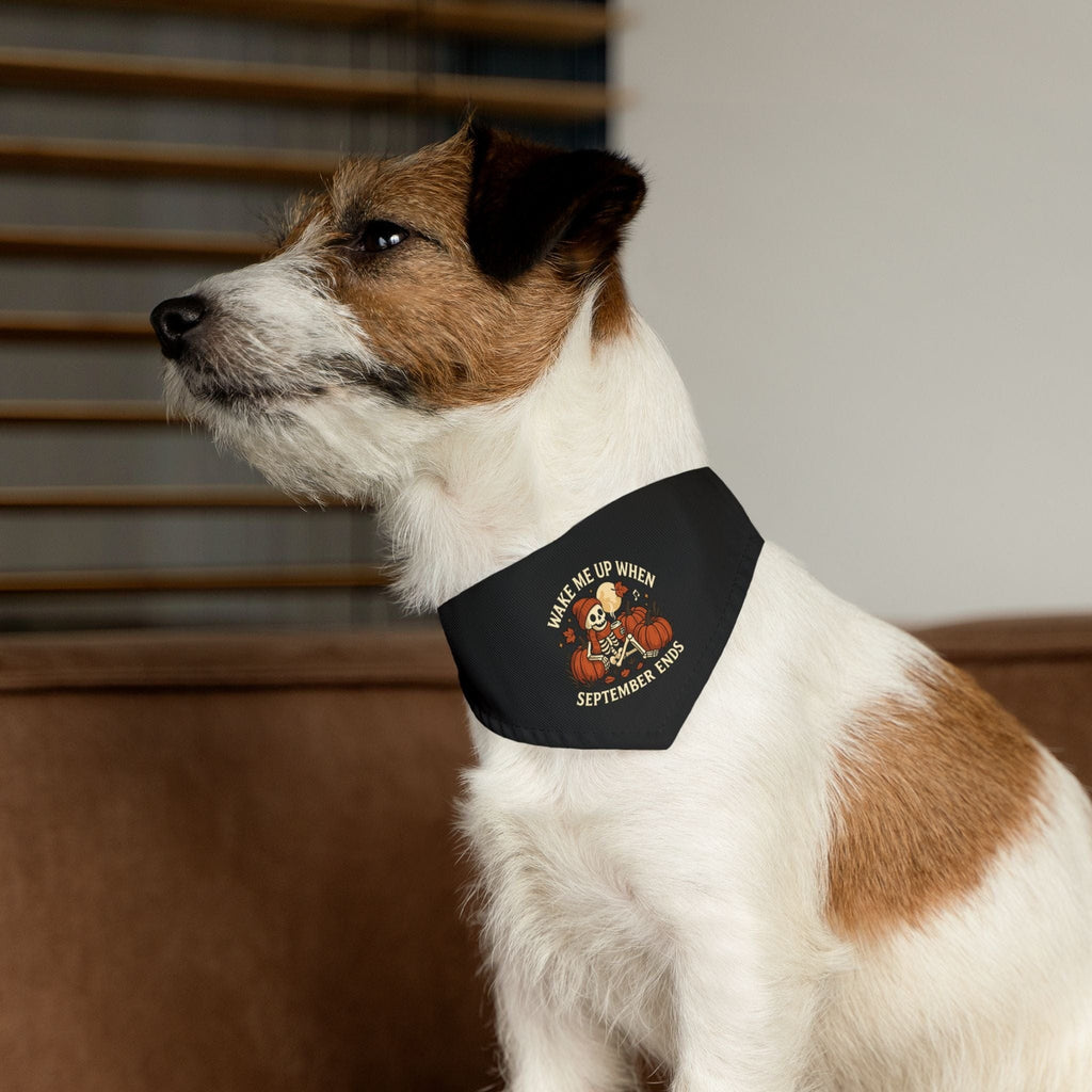 Wake Me Up When September Ends Pet Bandana