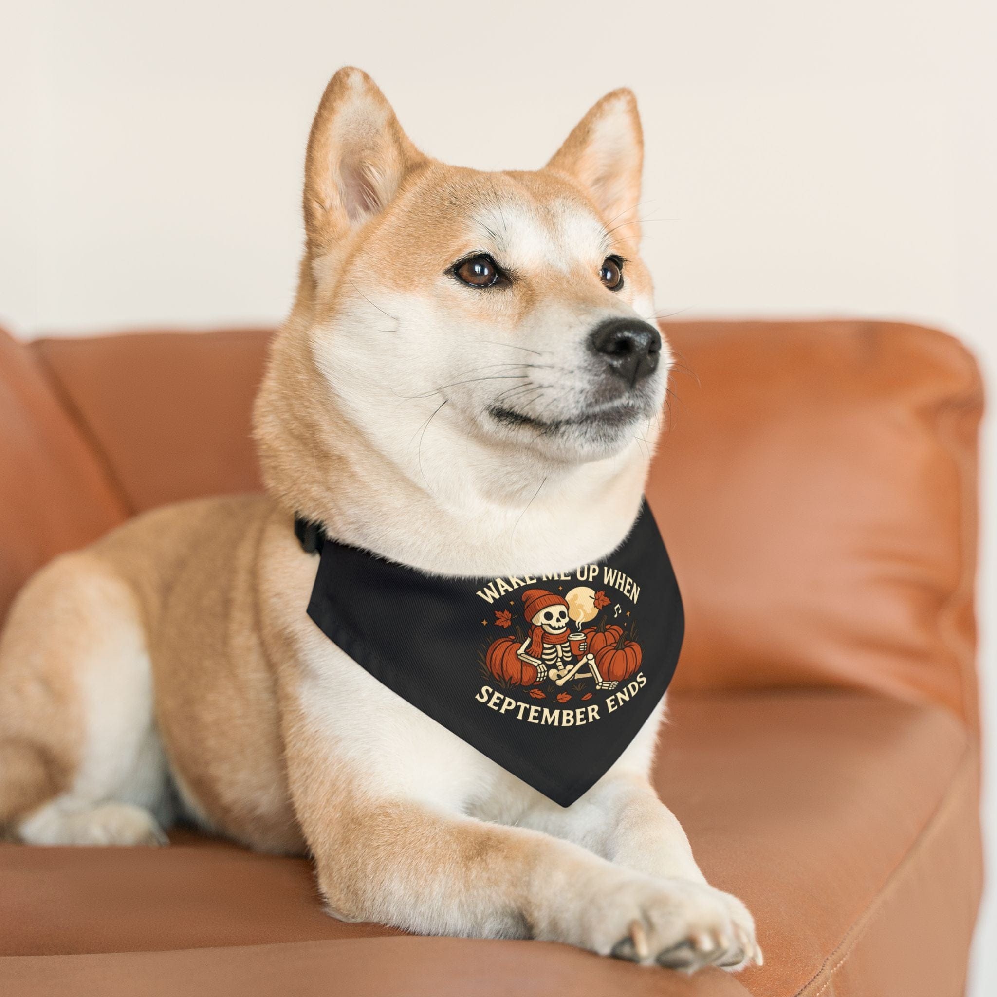 Wake Me Up When September Ends Pet Bandana